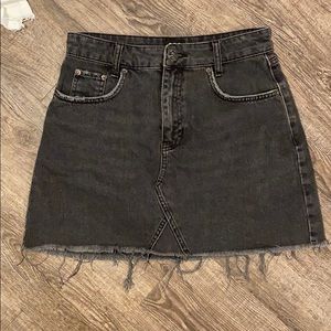 BDG Black Denim Skirt